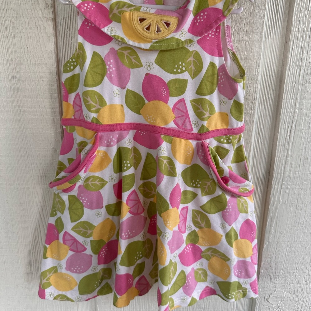 Le Top Pink and Green Fruit Colorful Dress